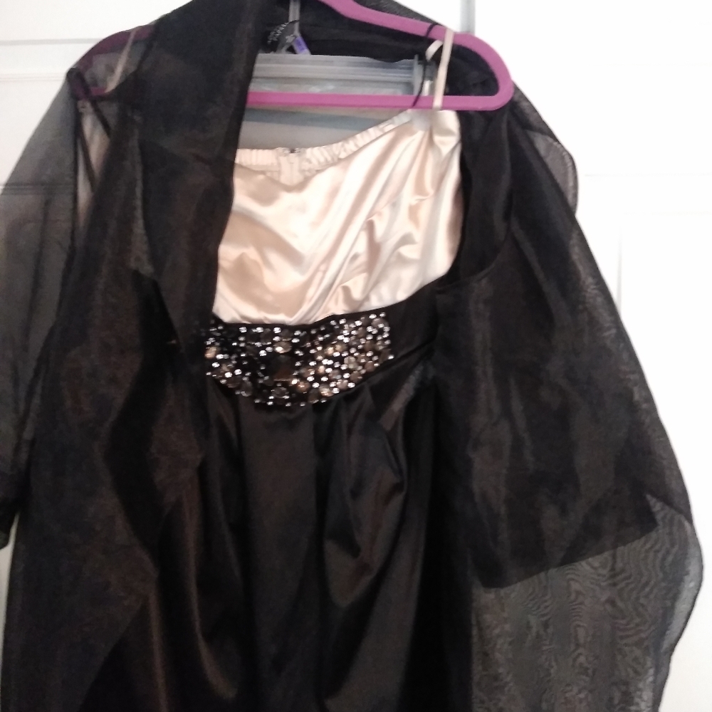 Gorgeous Strapless plus size party dress size 20, Strapless Options Available! - Picture 4 of 8
